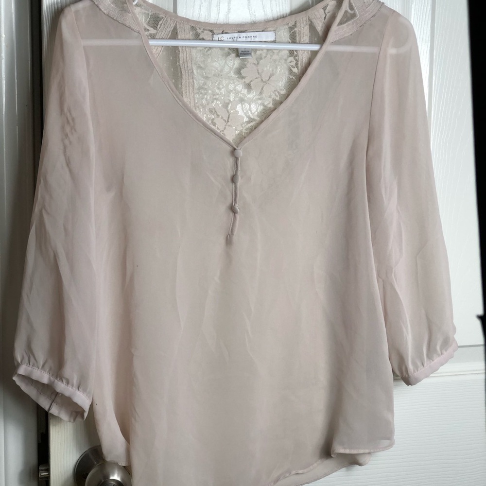 Cream blouse